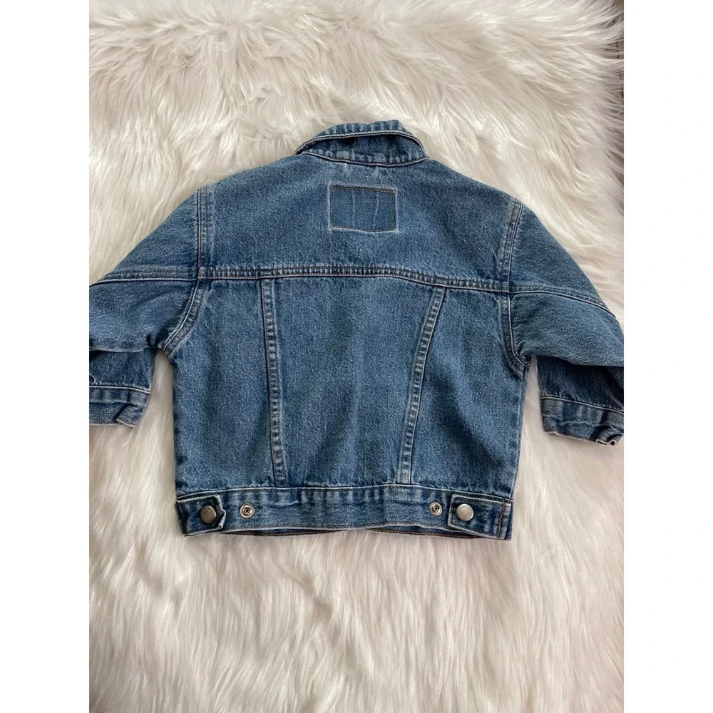 Classic OshKosh B'gosh Toddler Denim Jacket Medium Wash Size 2/2T Used